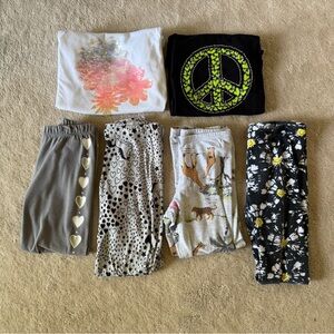 Assorted Kids Casual Tops & Bottoms With Various Colors - Size M (7/8) Girls
